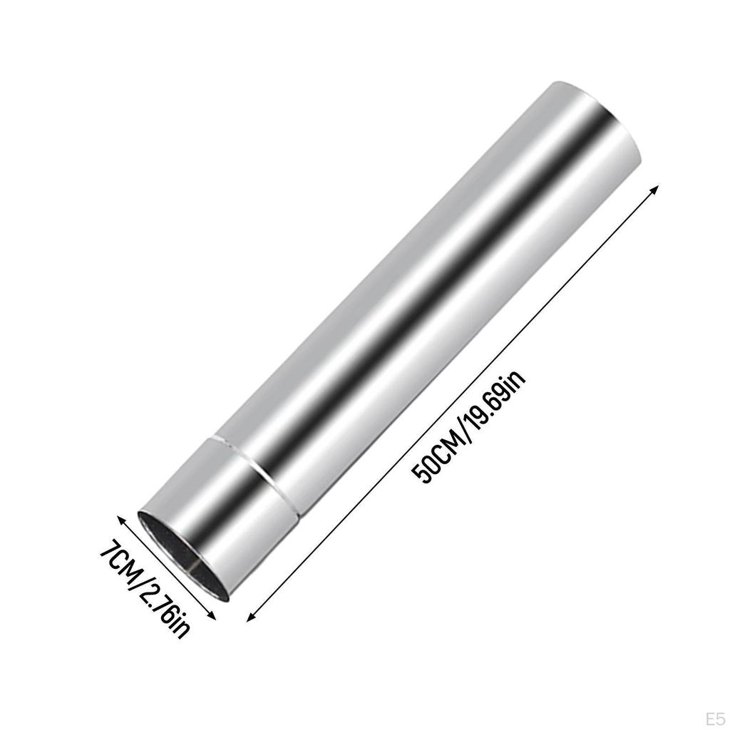 Pipe Chimney Fitting Stainless Steel Tube Waterproof Heat Resistant Leak- Suitable for Stoves Tents