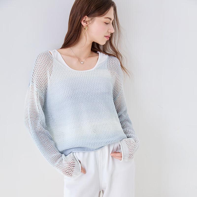 Betu Women's Hollow Knit Two-Piece Top