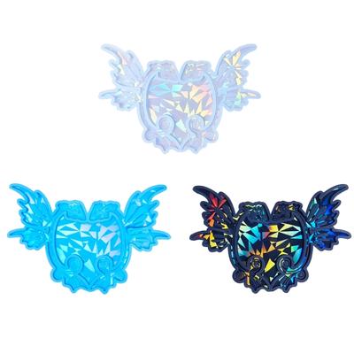 Portable Silicone Epoxy Mold Ear Pendant Mould Holographical Lasers Dragon Ear Clip Molds Jewelry Making Moulds