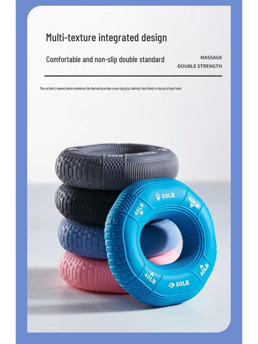 

Newcomer Special: 5 Yuan Off - Silicone Grip Ring for Arm and Hand Strength Training Random Color - Comfortable Grip