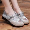 ****** and Autumn new old ******* cloth shoes women's single shoes embroidered shoes s**t sole non-slip comfortable mother shoes