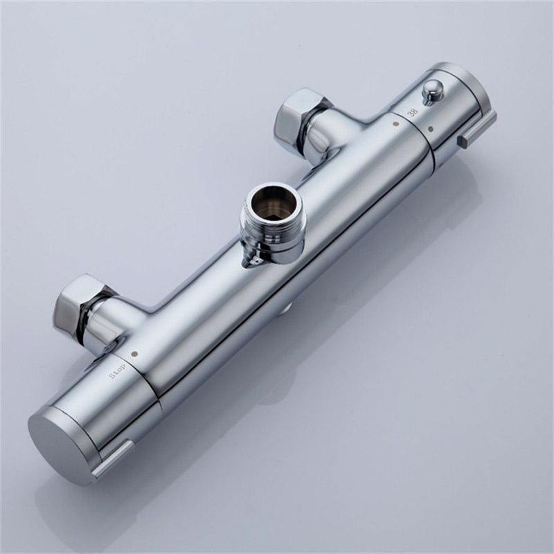 Brass Bathroom Thermostatic Mixer Valve Shower Faucet Inelligent Bathtub Mixer Valvola Termostatica