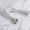 Double Cocktail Jigger - Premium 304 Stainless Steel 2 OZ 1 OZ With Measurements Inside for Bartending