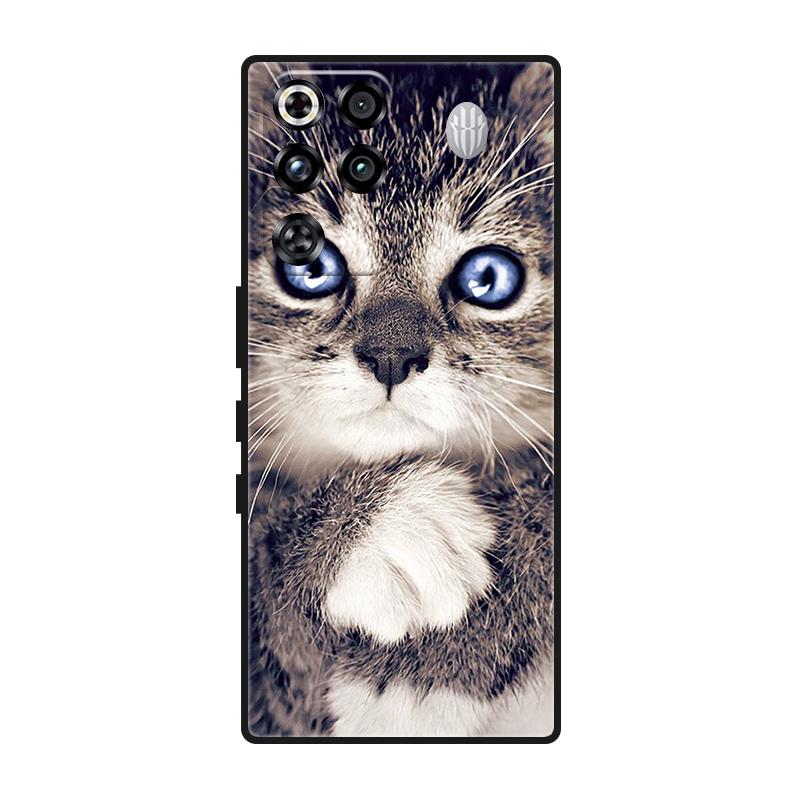 Case For Nubia Red Magic 11 Pro Plus Case Cool Silicone Protective Cover for Red Magic 11 Pro+ 5G Bumper Fundas Black Coque