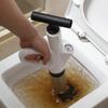Toilet verstopt ontstoppingsapparaat pijpzuiger hogedruk afvoerzuiger bagger verstopt badtoiletten badkamer douche wastafel badkuip