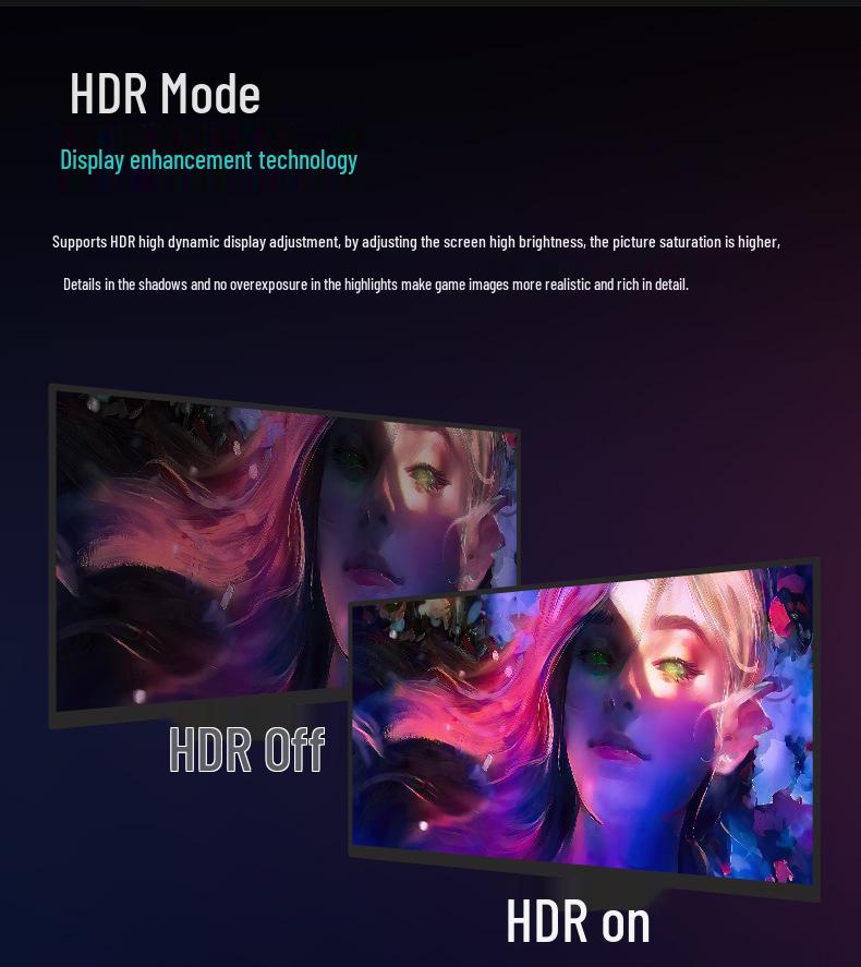 27" Ultra-Clear 240Hz 2K Esports & Office Monitor, Wall-Mountable