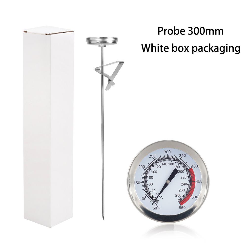 Candy/Deep Fry Thermometer with Instant Read & Pot Clip Stainless Steel Stem Meat Cooking Thermometer Best for Turkey/BBQ/Grill