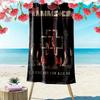 Rammstein Print Beach Towel, Large Soft Quick Dry Towel for Beach Camping Swimming