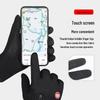 Fleecegefütterte Touchscreen-Radhandschuhe für Herren & Damen: Warme, rutschfeste, kältefeste Vollfinger-Skihandschuhe
