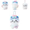 Chikawa Yukikawa Dog Self-mocking Bear Plush Toy With Pendant Animal Shape Pp Cotton Filling 20cm Teddy Bear 10cm Hanging Decoration