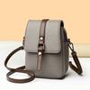 Small bag 2025 new vertical double-layer women's mobile phone bag mini coin purse contrasting women's bag Korean crossbody bag