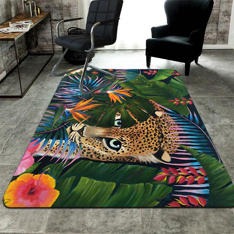 Cheetah in the Jungle Rug Floor Mat for Living Room or Bedroom Soft and Comfortable Carpet a Gift for Birthday and Holiday.MFF0918161