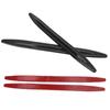 Car Accessories Corner Guard Protector, Car Bumper Protector Corner   Strips Front Rear   Gloss Black