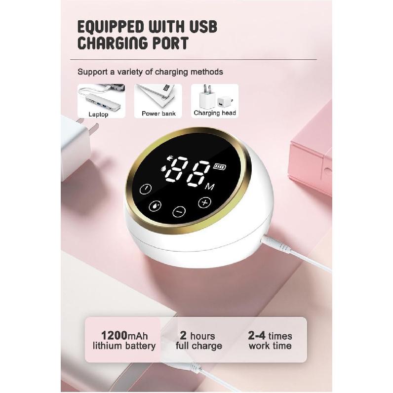 Tire-lait électrique double, écran LCD, 3 modes, 9 niveaux, rechargeable, silencieux, portable