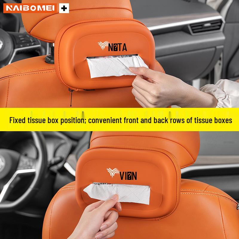 Nezha Car Tissue Box for U/V/S N01/03E Models - Armrest & Seat Back Pull-out Decorative Packaging