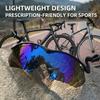 Clipped Edge On Hat Cycling Sunglasses Anti-Glare Clip-On Sunglasses  Hat Brim