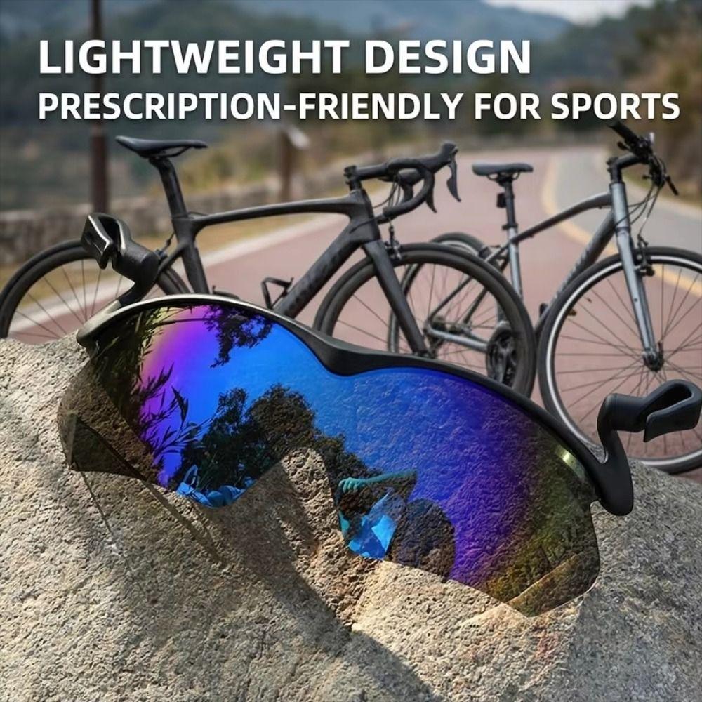 Clipped Edge On Hat Cycling Sunglasses Anti-Glare Clip-On Sunglasses  Hat Brim