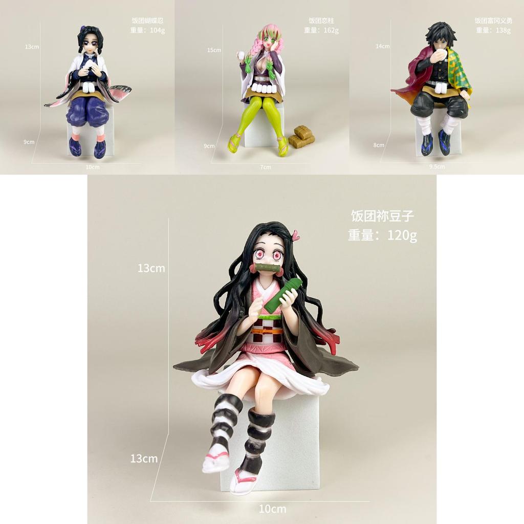 Tanjirou Nezuko Kochou Shinobu Anime Character Sitting Posture Model For Anime Fans