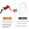 bestune Trailer Breakaway Cable Replacement - 4 Ft Brake Away Cable with Pin for Breakaway Trailer Systems
