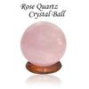 Reiki Crystal Products Natural Crystal Stone Ball - Sphere Rose Quartz Ball for Reiki Healing Stone Ball 30 Mm