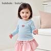 Balabala Girls' Floral Long-Sleeve T-Shirt