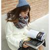 Autumn and Winter Plaid Scarf Imitation Cashmere Warm Women's Scarf Shawl Winter Warm