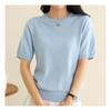 Navava Soft Basic Round Neck Short Sleeve Knit Nk2062
