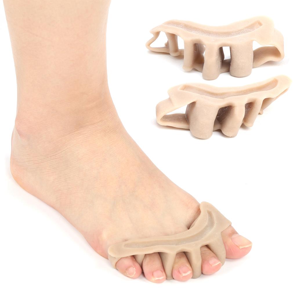 2pcs Hallux Valgus Bunion Corrector Unisex Silicone Toe Separator Foot Care Correction