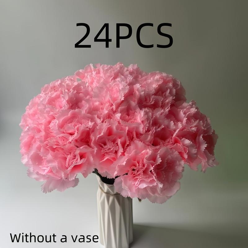 10 Artificial Pink Carnation Bouquets (bendable Stems) - an Ideal Choice for Mother's Day, Weddings, Home and Office Decor