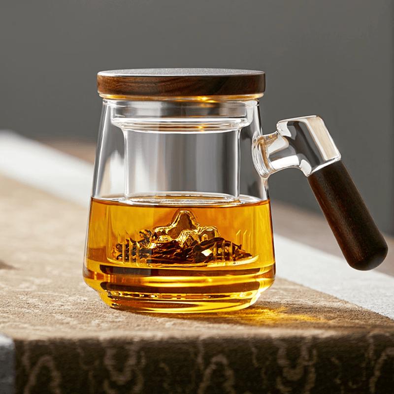 Xidomi Mountain View Glass Teacup