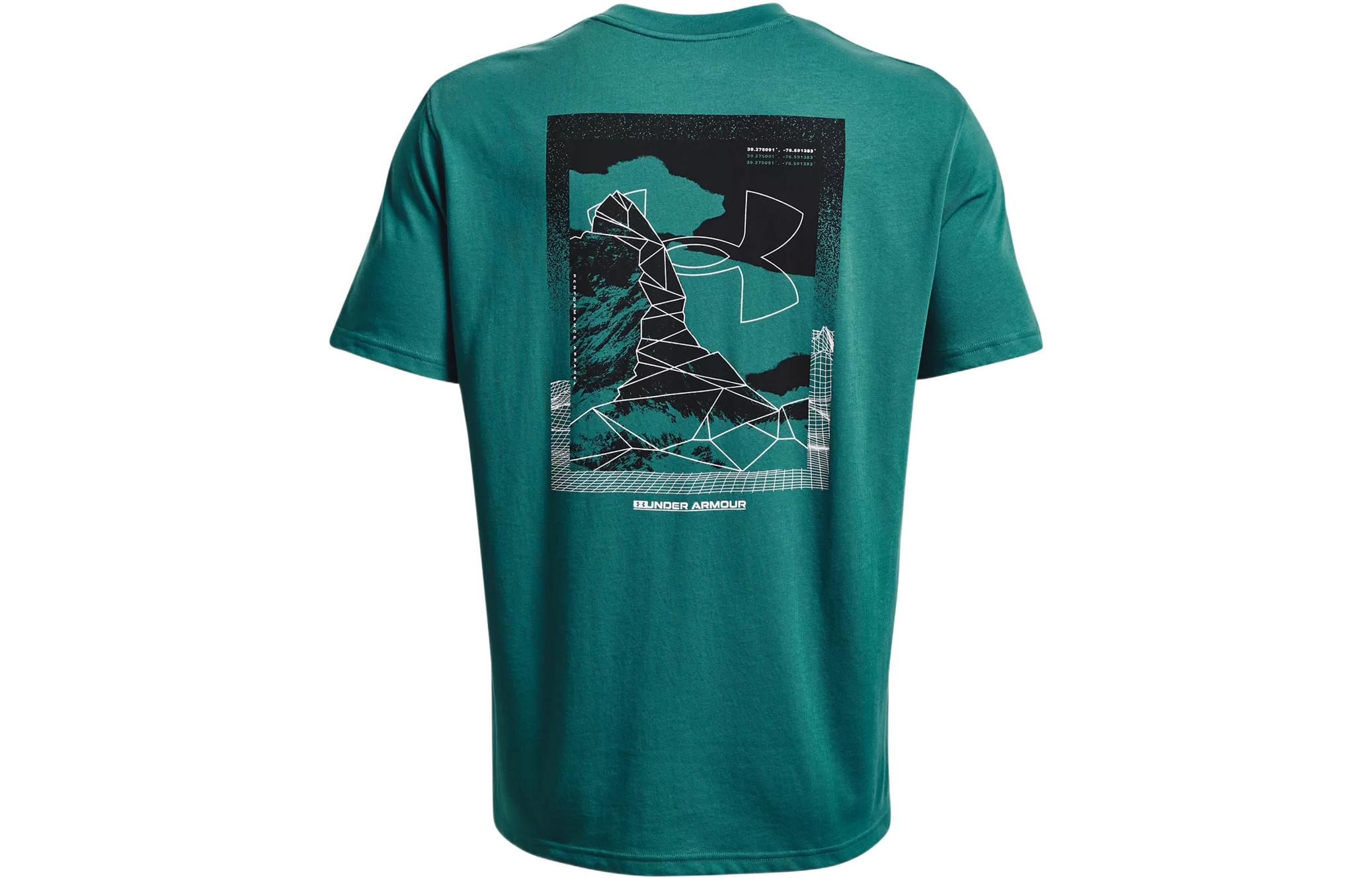 Under Armour T Shirt Men s Lake Green 1370533-452 XL