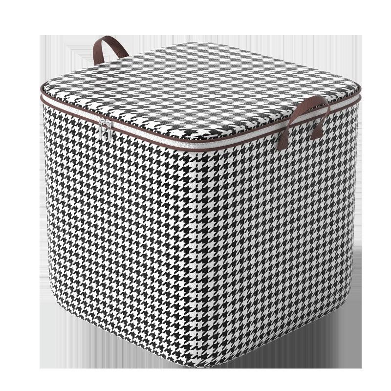 220L Big Size Clothes Storage Box With Cover Large Laundry Basket Organizer Bag For Baby Foldable