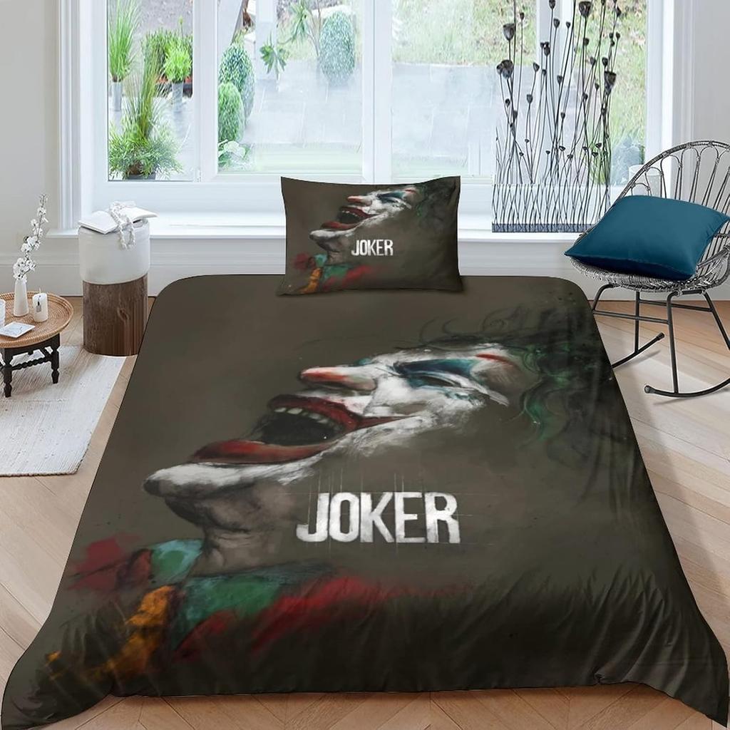 Joker Origin Film Bettwäsche Sets Exquisites Bettwaren Set Joker Romeo Bettdecke Set Bettwäsche Set Luxuriöses Geburtstagsgeschenk