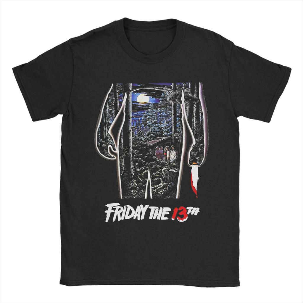 Jason Voorhees Friday 13th  T Shirt friday 13th Pure Cotton Clothing Funny Short Sleeve Round Neck Tees 4XL 5XL 6XL T-Shirt