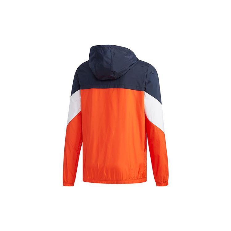 Adidas Neo Cs Ris Wb Colorblock Casual Sports Jacket Men Outerwear Bright-Orange FH6631