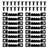 60Pcs Sawtooth Picture Hangers with Screws Metal Picture Frames Hangers for Hanging Wood Frames Paintings Enduring