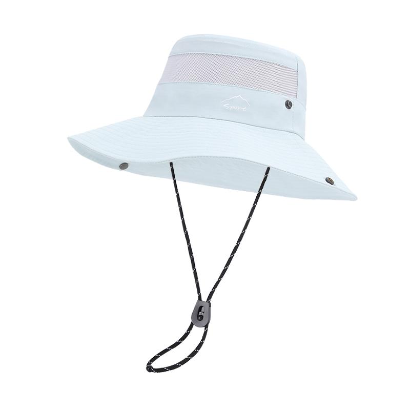 Summer Big Eaves Hat for Men and Women Mountaineering and Fishing Speed drying Waterproof Detachable Top Fisherman's Hat