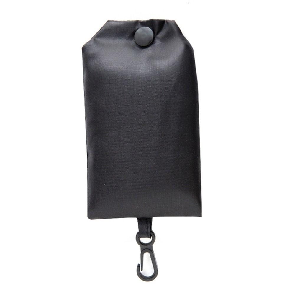 Portable Reusable Shopping Bag Oxford Washed Solid Color Grocery Purse Foldable Waterproof ripstop Shoulder Handbag