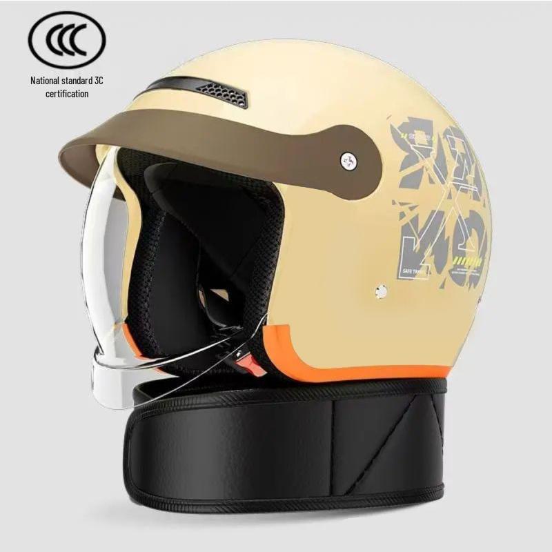 Certified 3C Electric Vehicle Helmet with Winter Ear Protection and Hidden Visor
