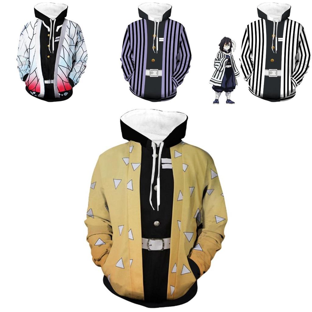 Slayer Kimetsu No Yaiba 3d Hoodie Sweatshirt With Comfortable Soft Material**