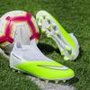 Grüne Atmungsaktive Socken Sneaker Futsal Herren Damen Slipper Professionelle Fußballschuhe Große Größe 49 Lange Stollen Fußballschuhe Herren