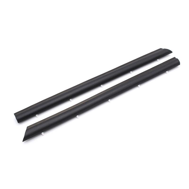 1Pair Black Front Door Gasket Seal Rubber Trim Car Accessories For VW T5 T5.1 Transporter 2003-2015