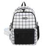 Schoolbag wholesale new schoolbag plaid niche idyllic anti-splashing versatile girl backpack cute primary school backpack