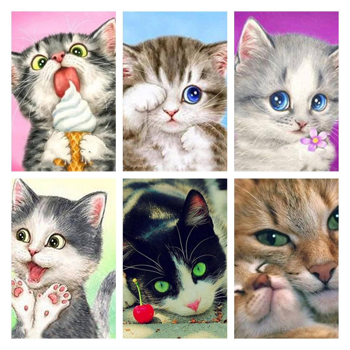 

5D DIY Алмазная картина Мозаика Вера животных Природа Полная дрель Quare/круглая алмазная вышивка Подарок или украшениекровать