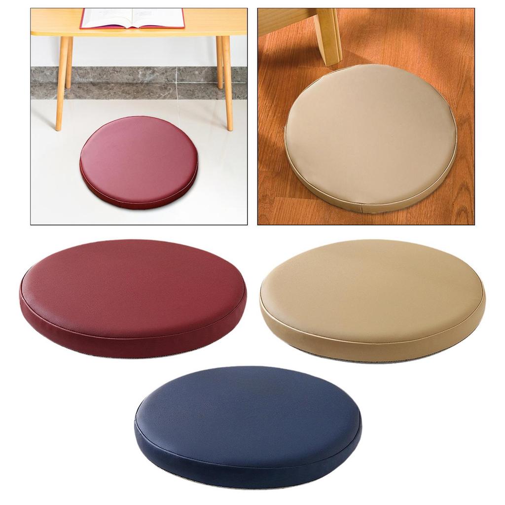Cuscino per Seduta Sgabello Alto in Pelle PU 36 cm Decorazione per la Casa Cuscino per Seduta Rotondo per Soggiorno di Casa Hotel Balcone Sala da Pranzo