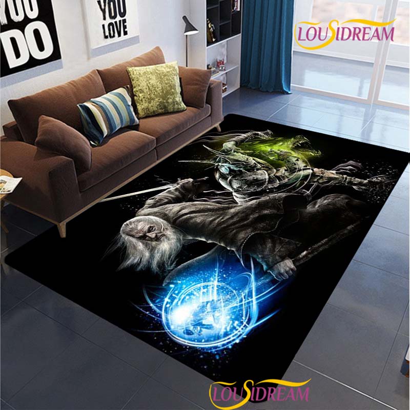 Lord of the Rings Carpet for Living Room Bedroom Rug Kitchen Door Unslip Floor Mats Birthday Gift Photography Props Alfombra Rug