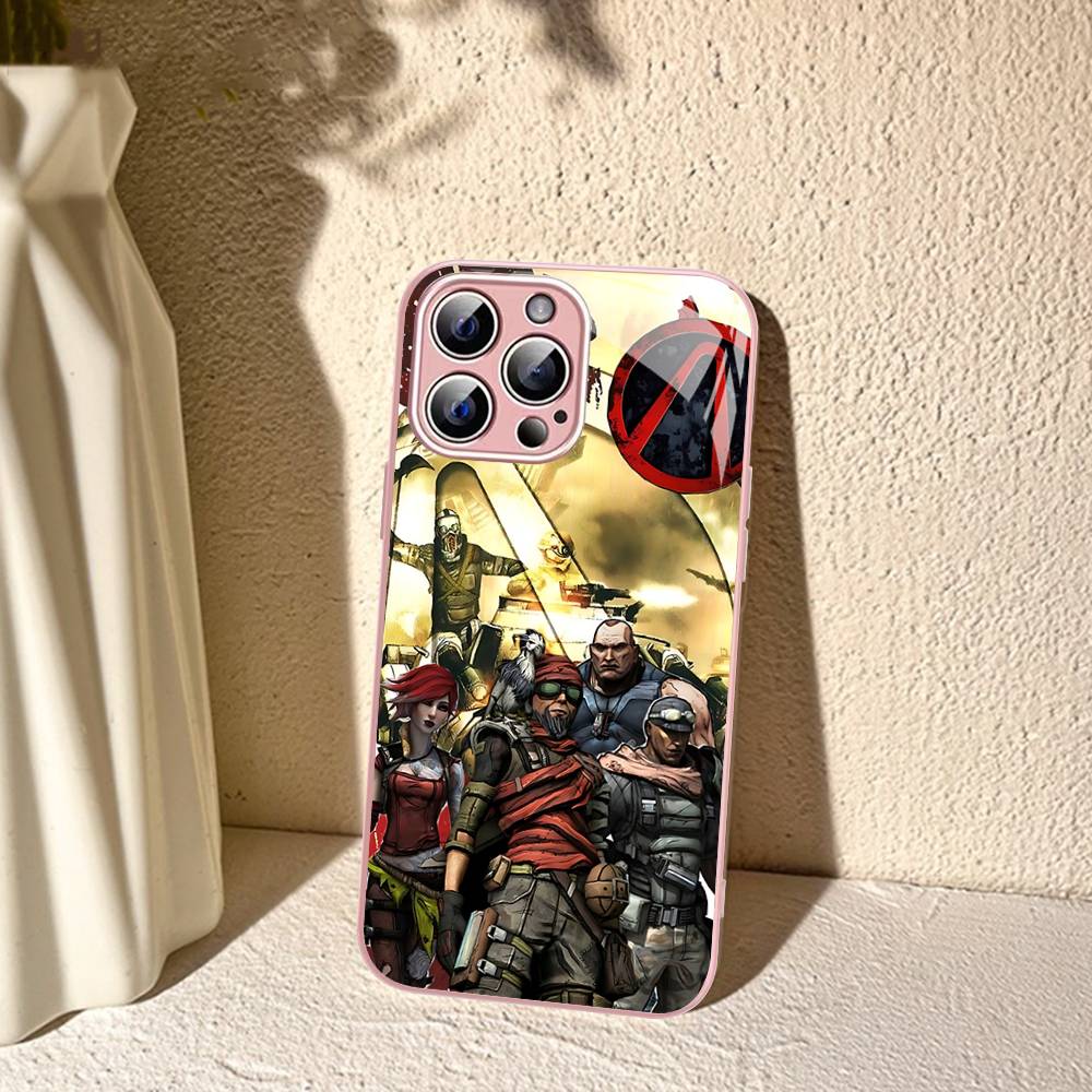Game B-Borderlands Tempered Glass For Iphone 14 13 12 11 Pro Mini XS MAX 14Plus X XS XR Cover