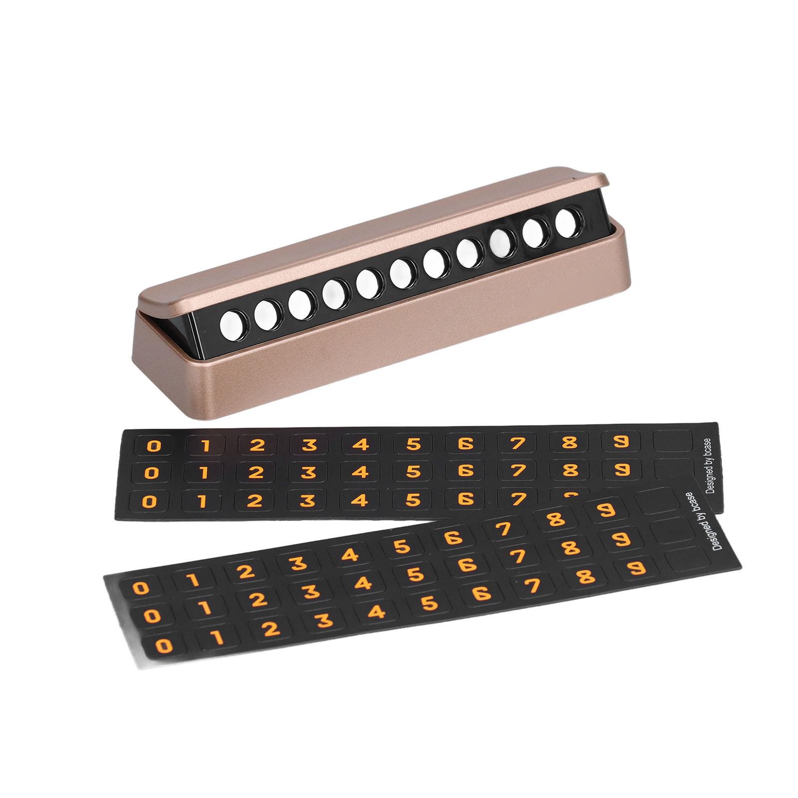 

Car Temporary Parking Sign Phone Number Card Temporary Parking Number Plate for Household