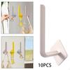 10 Pieces Baseball Cap Hats Rack Hanging Organizer for Room Bedroom Entryway Pink
