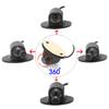 2 Pcs 360° HD Rotatable Adjuatable Waterproof Car Front Side Rearview Mirror Reverse Backup Camera Parking Kit